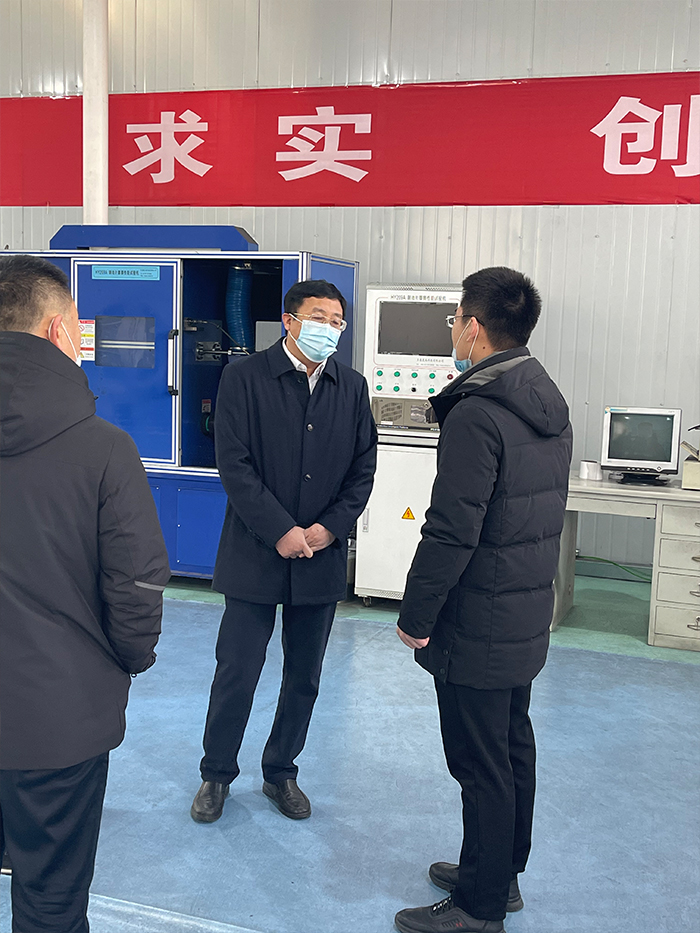 2022年2月12日縣政府縣委書記蒞臨我公司指導工作(圖2) 2022年2月12日縣政府縣委書記蒞臨我公司指導工作(圖2)